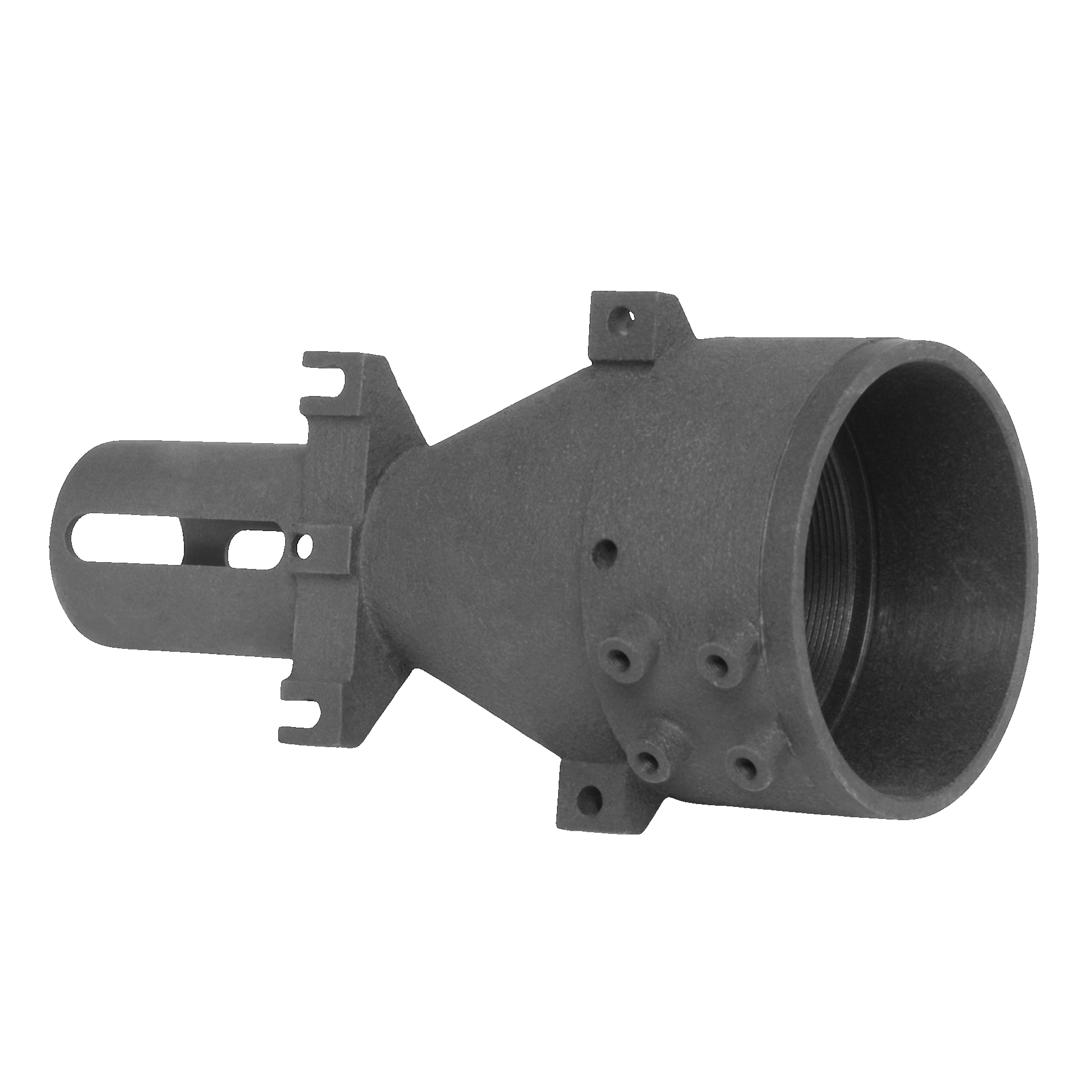 High-precision optical device mount with alignment features