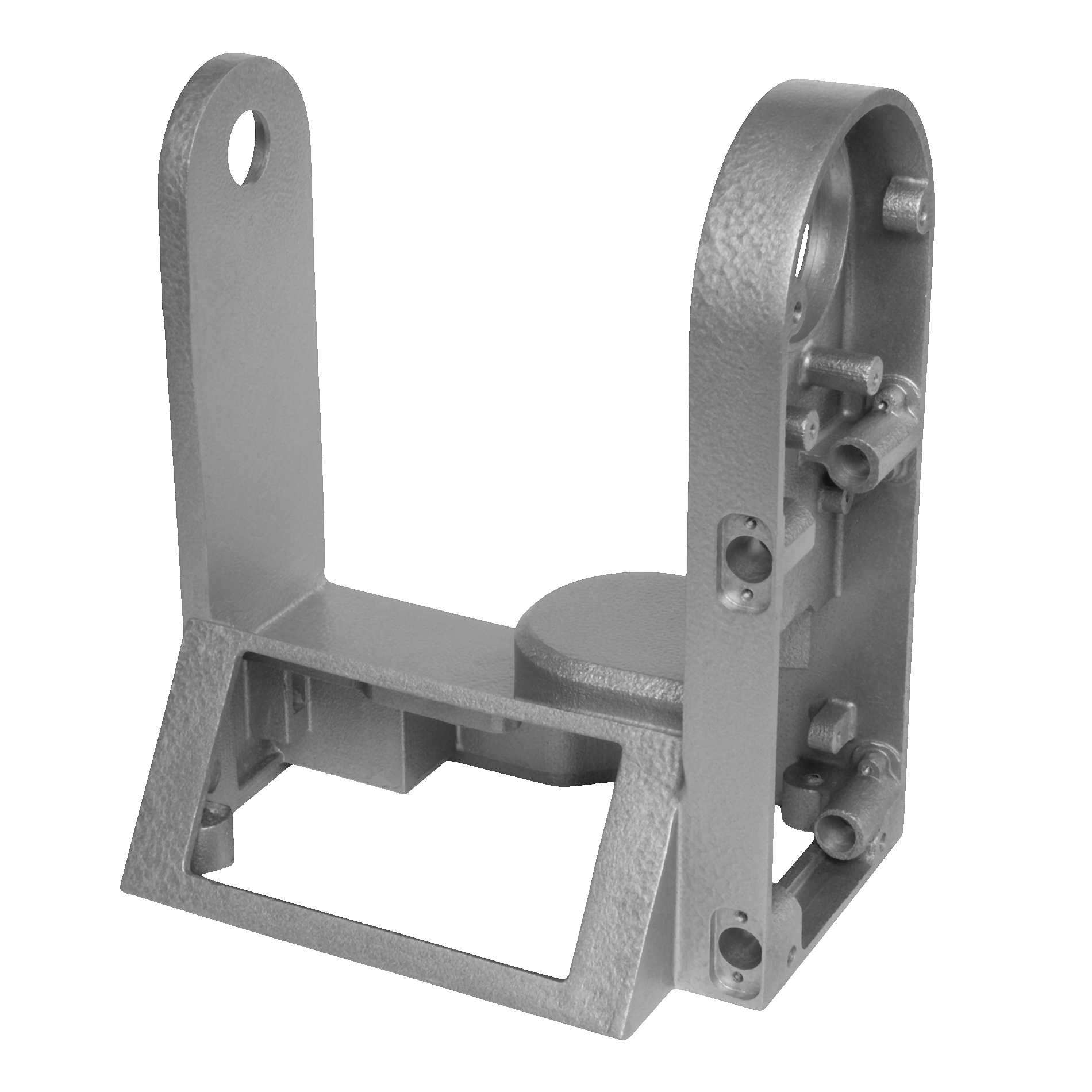 Full-cycle manufactured aluminum case with integrated cooling elements