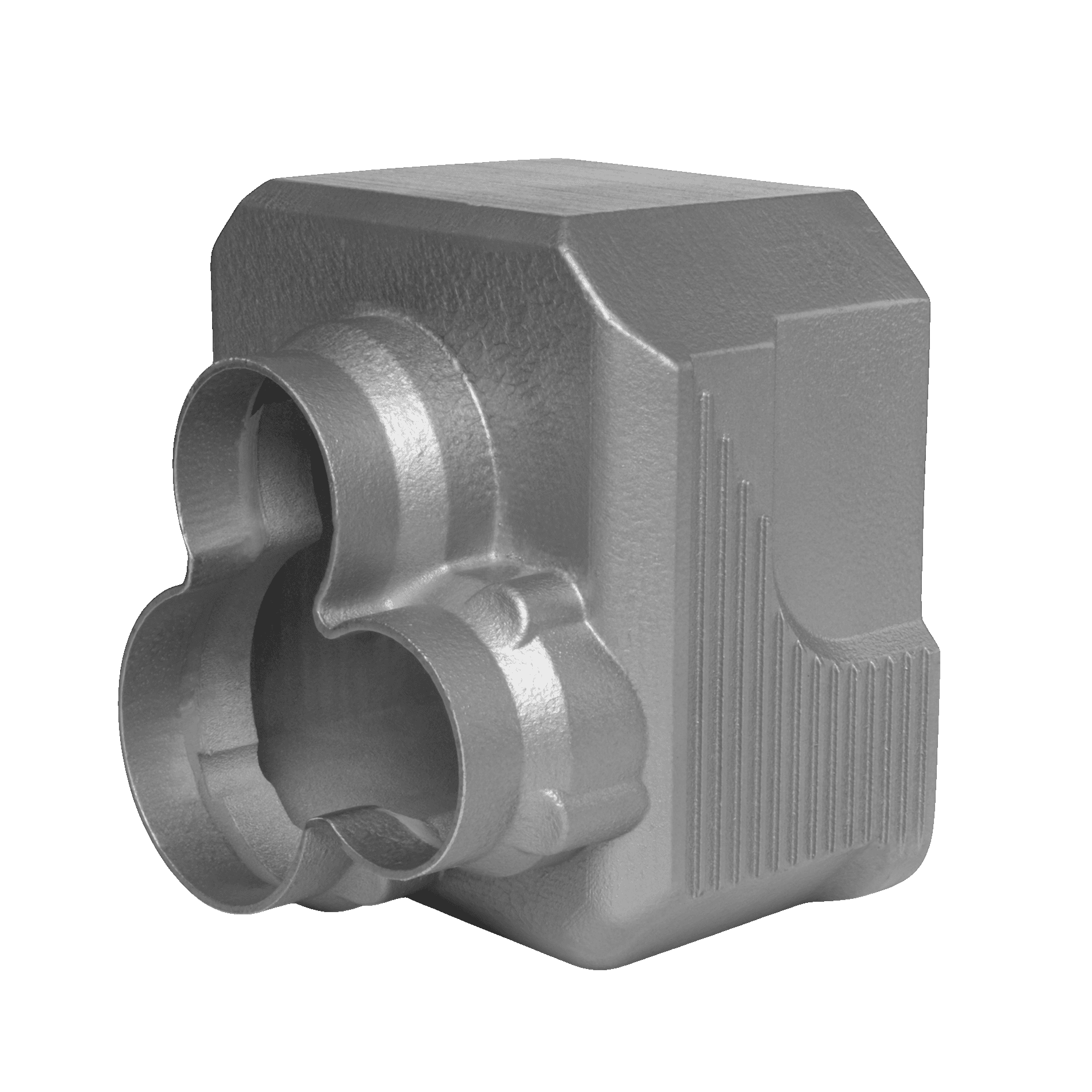 Full Cycle Manufacturing - Detailed view of precision aluminum part 1000101830
