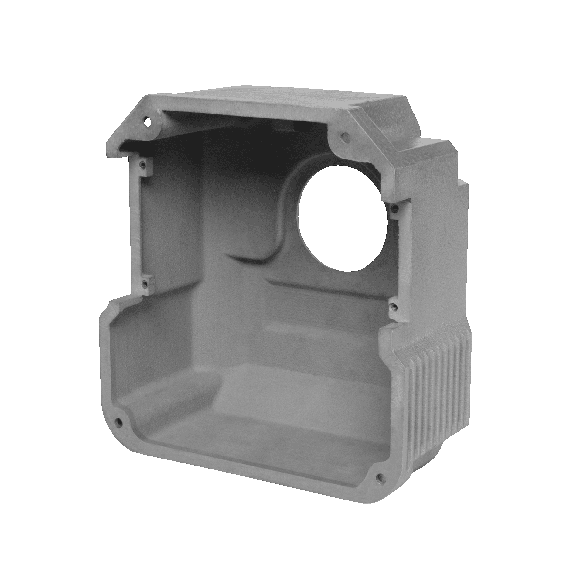 Full Cycle Manufacturing - Detailed view of precision aluminum part 1000101832